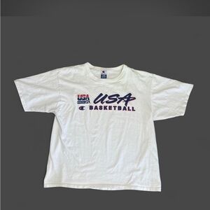 VINTAGE USA BASKETBALL DREAM TEAM CHAMPION SHIRT SIZE XL